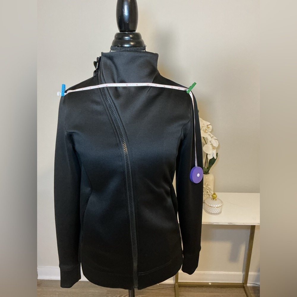 Simply Vera Verawang Women's Black High-Neck Jacket - Picture 6 of 8